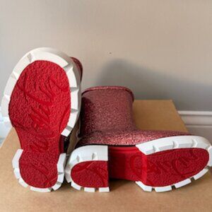 Christian Louboutin Toy Rain Boots - Iconic Red Sole - Kids Size 13 / EU 3